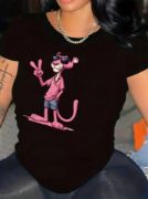 Baskılı Oversize Bisiklet Yaka T-shirt - Beyaz resmi